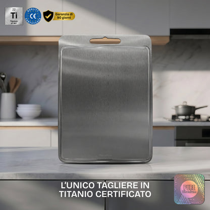Titanio Puro - Tabla de cortar de titanio V2