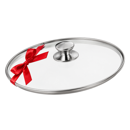 Tapa de regalo para sartén de titanio